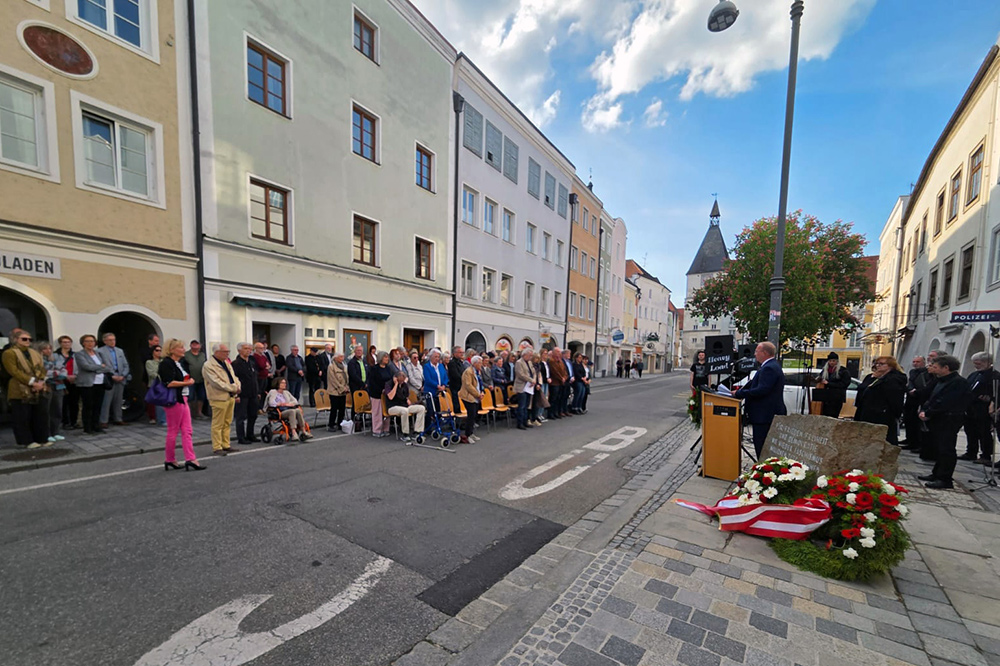 Gedenkfeier Braunau 8. Mai 2026. Foto: Silvia Jujic.